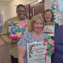 Left to right: The Gap director Marcos Campos, craft fair organiser Emma Joyce Smith, Molly Ollys co-founder Rachel Ollerenshaw, and The Gap general administration manager Mandy Burford getting ready for the charity Christmas craft fair at The Gap community centre. Photo supplied