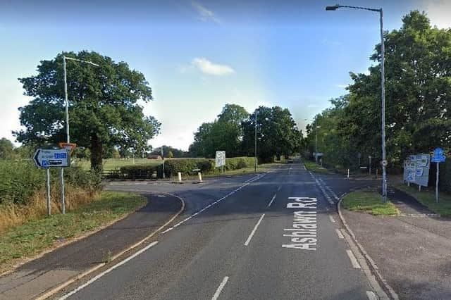 The junction is in line for traffic lights as a result of the 860 new homes being built on Ashlawn Road. Photo: Google Street View.