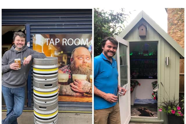 Nathan started his business as a garden shed taproom and has expanded to a brewery business. Photo supplied