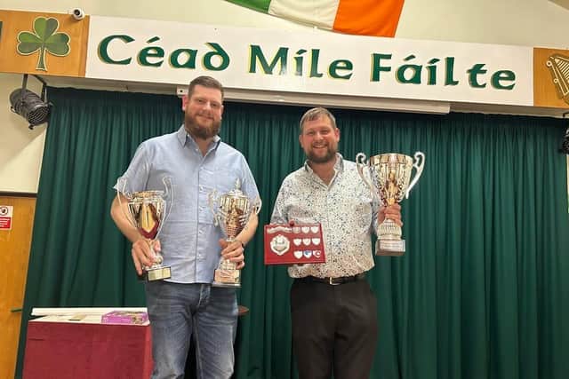 Matt and Chris Stone have brought the Warwick Darts League back to the pubs and clubs of Leamington and Warwick after the league was shut down as a result of The Covid-19 pandemic. Picture supplied.