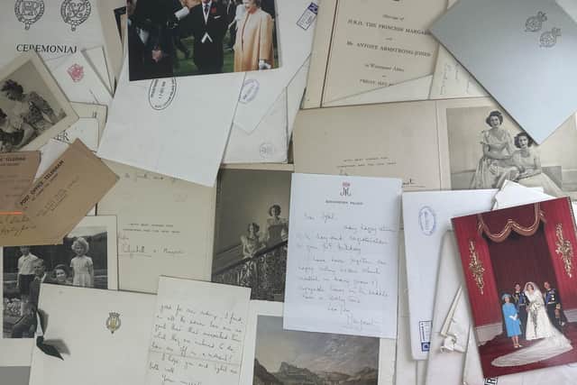 A collection of letters, cards and other items sent by various members of the Royal Family to Sybil and Horace Smith, former riding instructors to the Queen is due to go up for auction. Photo by Griffin's Auctioneers