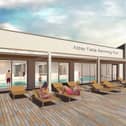 A CGI of the exterior of the planned new swimming pool at Abbey Fields in Kenilworth. Picture supplied.