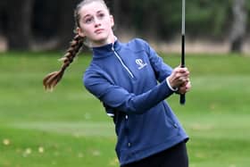 Junior golfer in Warwickshire