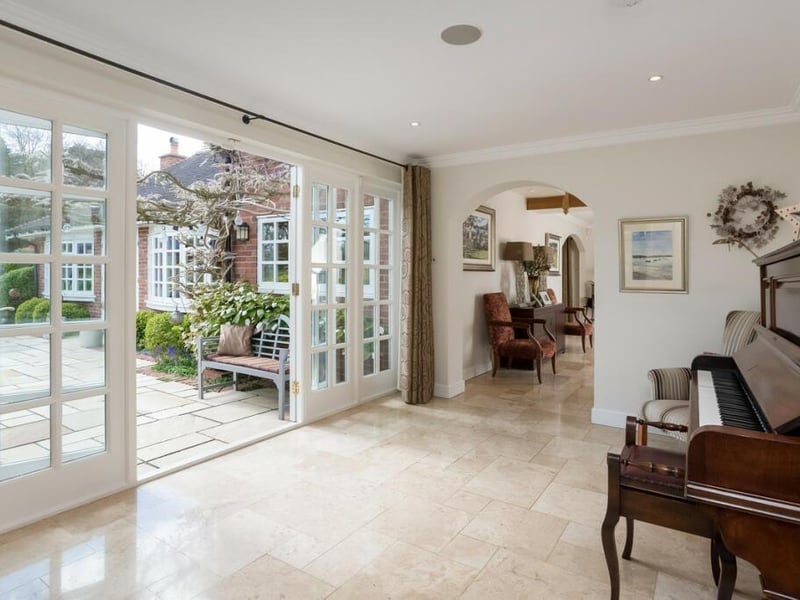 The property has many reception rooms. Photo by Fine and Country