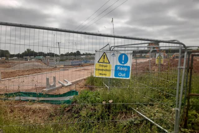 The site is being built on in Wolston.