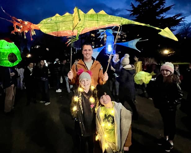 Image from The Leamington Lantern Parade.