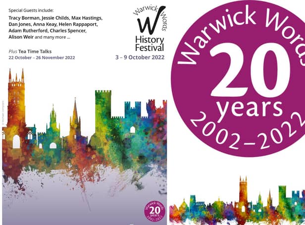 The Warwick Words Festival will be returning to venues across the town for its 20th year. Photos supplied by Warwick Words