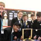Avon Valley students working with Faith from the Smallpiece Trust.