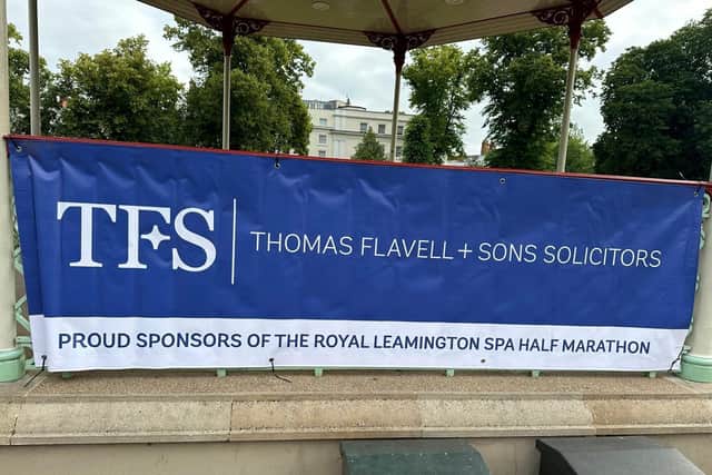 Leamington Spa Half Marathon - Sponsorship Banner