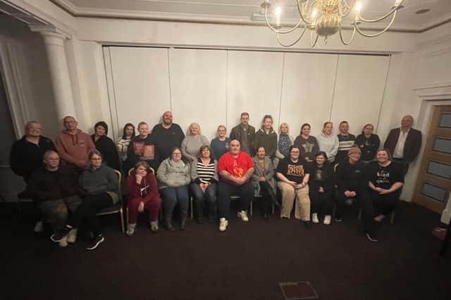 The group who attended the Spirits Alive Paranormal event at the Warwick Arms Hotel. Photo supplied by Spirits Alive Paranormal