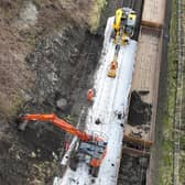 Network Rail has thanked passengers after completing major repairs to stabilise a railway embankment on the West Coast main line after storms and heavy rain caused a landslip between Coventry and Rugby on Sunday (February 11).