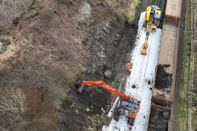 Network Rail has thanked passengers after completing major repairs to stabilise a railway embankment on the West Coast main line after storms and heavy rain caused a landslip between Coventry and Rugby on Sunday (February 11).
