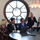 From left to right – Becky Faulkner, Chris Sudbury, Vanessa Glenn, Helen Coombes, Neil Allcroft and Jason Hydon.