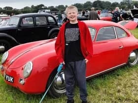 Noah Pratt, 14, at least year's event.