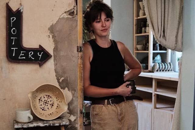 Darcy Hill of Deloise in her studio