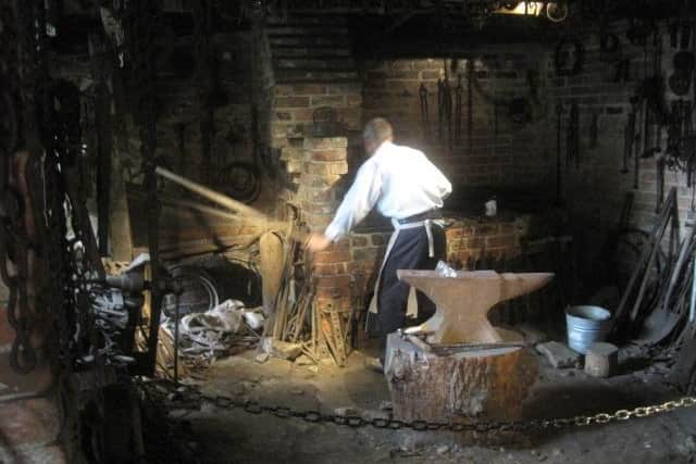 Inside the forge