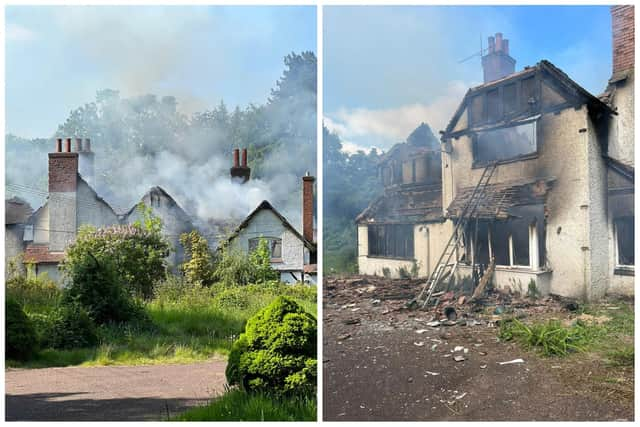 The fire happened on Tuesday morning at an empty house off Holly Lane in Balsall Common