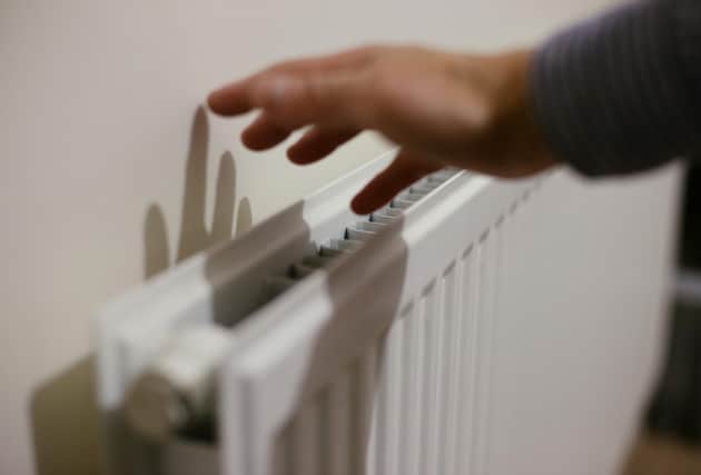 A radiator at a home in north London.