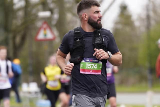 Jon Vermont, 32, who coaches the Oxford Quins and teaches at Magdalen College School hopes to run 100 miles over August 5 and 6 during the Bannister Series 24 Hour Track Race at the Roger Bannister running track, where the famous athlete first ran the four-minute mile. Photo supplied