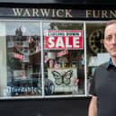 After 10 years of trading, Warwick Furnishers in West Street is closing down. Photo by Mike Baker