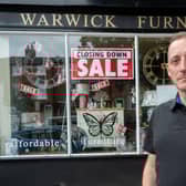 After 10 years of trading, Warwick Furnishers in West Street is closing down. Photo by Mike Baker