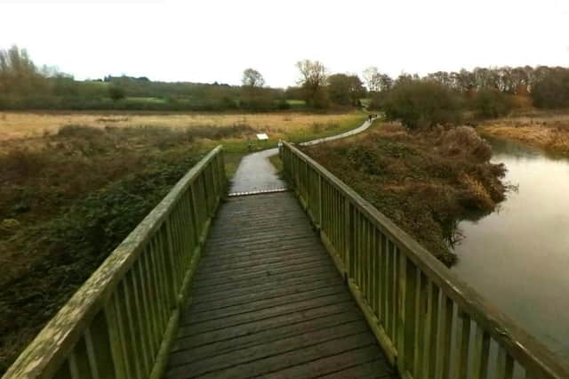 Tree work ahead of planned works to remove and replace a footbridge in Leamington are due to take place next week. Photo by Google Streetview