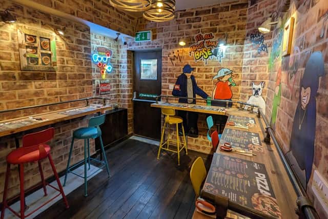 One of the new themed eating spaces