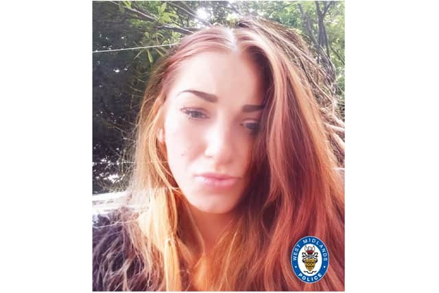Reanne Coulson. Photo supplied by West Midlands Police