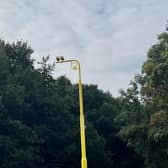 An average speed camera.