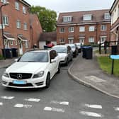 Cars are stopping refuse collectors from doing their jobs.