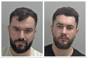 Left: Klevjan Beraj from Derby was jailed for five years. Right: Erlin Murataj from Rugby was jailed for three years and two months.