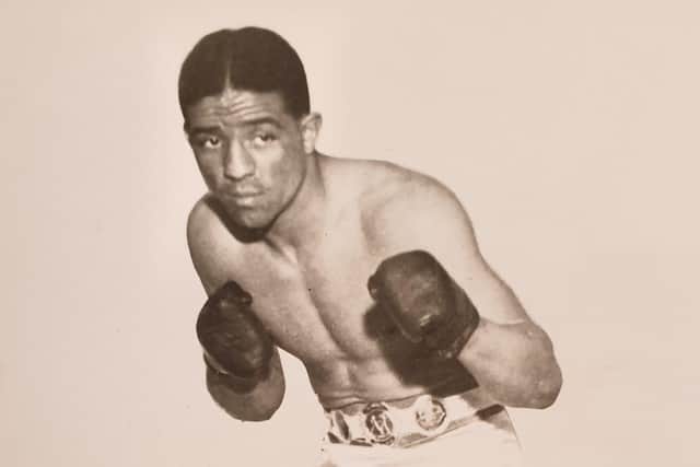 Warwick boxing legend Randolph Turpin.