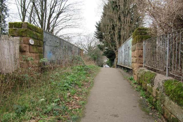 Work is expected to start on the St John’s footbridge between Clarke’s Avenue and Farmer Ward Road in Kenilworth on March 20. Photo by Warwickshire County Council