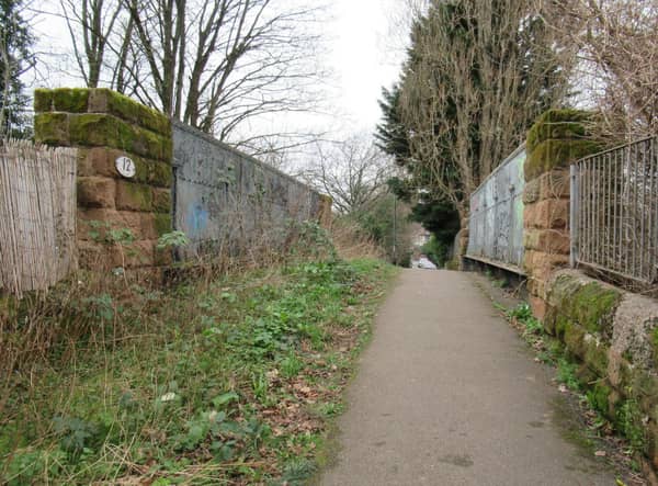 Work is expected to start on the St John’s footbridge between Clarke’s Avenue and Farmer Ward Road in Kenilworth on March 20. Photo by Warwickshire County Council