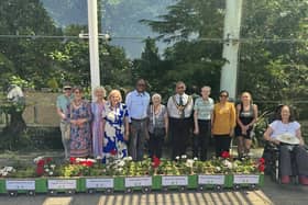 The launch of the floral trains for Leamington in Bloom before judging starts in July. Picture supplied.