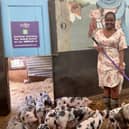 Sibby, who as a consolation prize, got to much out the pigs at Hatton Adventure World after losing in the competition to win the last ticket to Radio 1's Big Weekend in Coventry. Photo supplied