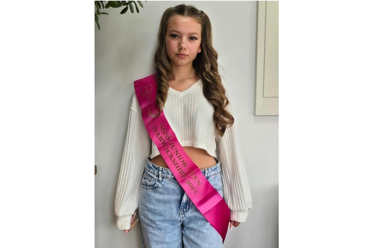 Junior teen Southam teenager named 'Miss Junior Teen Warwickshire 2024' - and is  heading to the national final