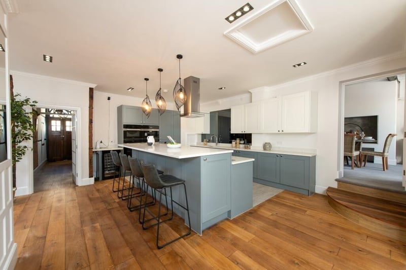 The kitchen/breakfast area. Photo by Knight Frank