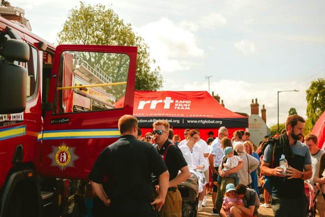 The Fire Service at the RRT appreciation lunch