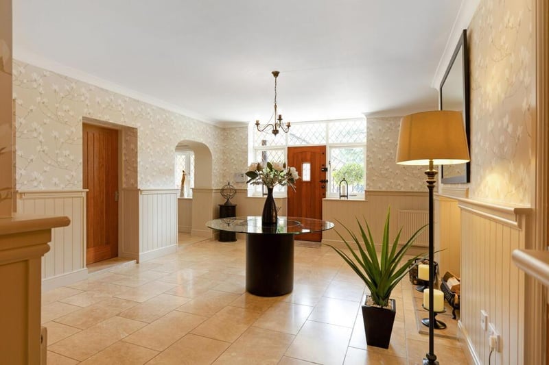 The entranceway.