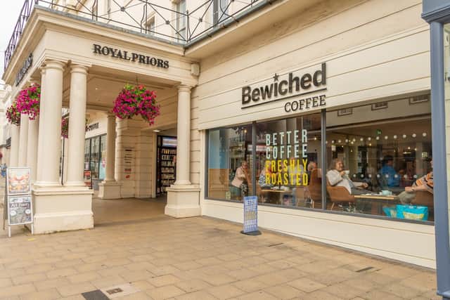An appeal has been launched against a council’s decision to reject a Leamington coffee shop’s signage. Photo by Mike Baker