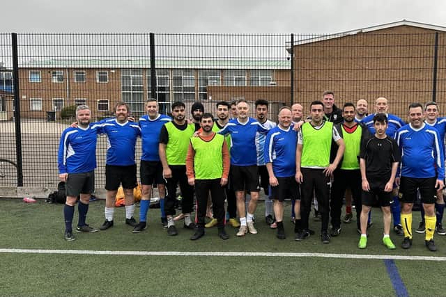 Pictured Worldwide FC and Kenilworth Together teams. Picture supplied