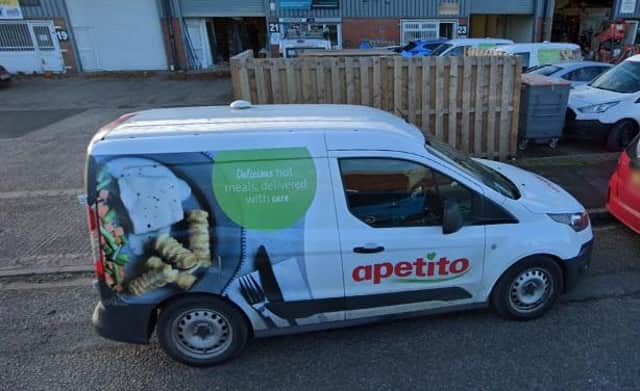 An Apetito van outside the company's Leamington premises in the Heathcote Industrial Estate. Picture courtesy of Google Maps.