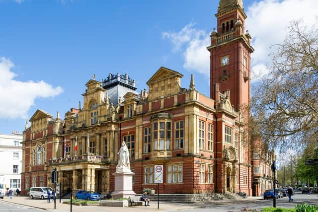 Leamington Town Hall, where Warwick District Council holds its meetings. Photo by Mike Baker