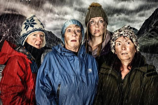 Jo Banbury, Sarah Hubbard, Esther Taylor and Cheryl Ryan in Sheila's Island