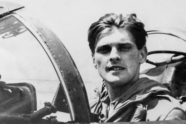 David Gunn in the cockpit of his Seahawk having landed back on HMS Eagle while providing fighter cover to the Army going into Jordan in 1958.