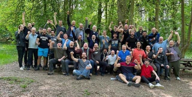 A Band of Brothers' Quest for Community residential weekend. Picture supplied.