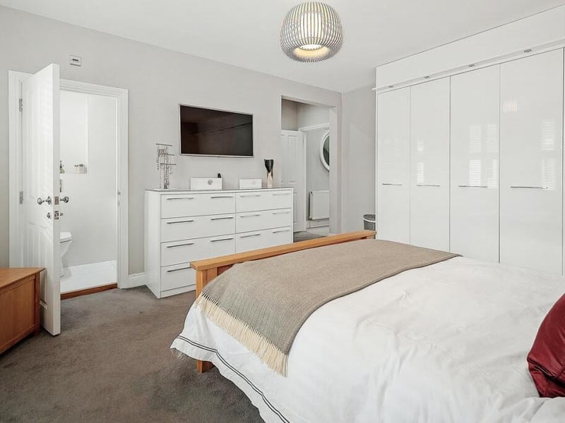 One of the bedrooms