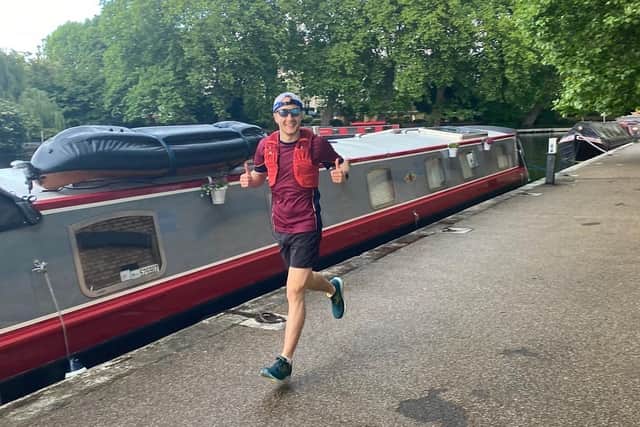 24-year-old Hamish Hanson took on one of the UK’s toughest endurance challenges – the Grand Union Canal Race – to raise funds for the Warwick-based charity, Molly Ollys. Photo supplied