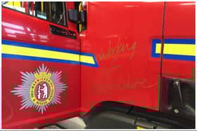 A person has died in a house fire in Warwickshire this afternoon.
